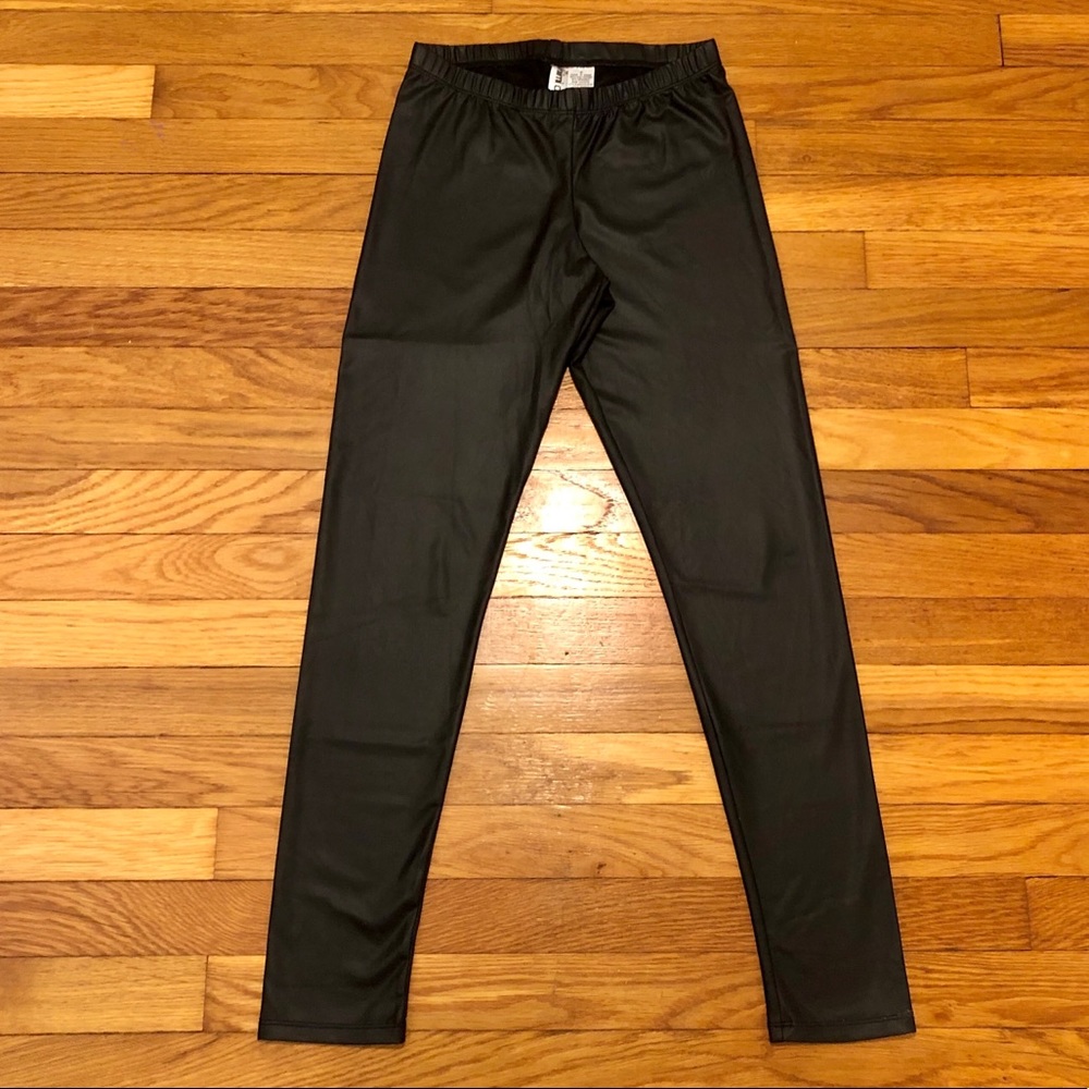 Faux Leather Leggings - Picture 2 of 10